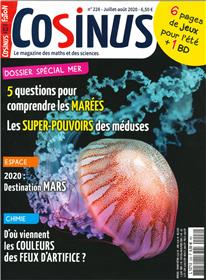 Cosinus n° 228 Les méduses et les marées - juillet-août 2020