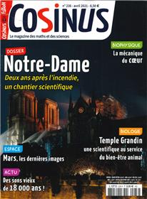 Cosinus n°236 - Notre Dame, un chantier scientifique - Avril 2021