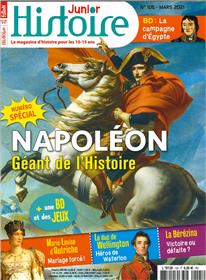 Histoire Junior N° 105 Napoléon - mars 2021