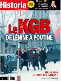 Historia mensuel n°891 - Le KGB, de Lénine à Pourine - mars 2021