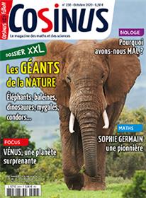 Cosinus n°230 Les animaux géants - octobre 2020
