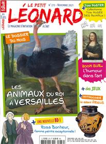 Le Petit Léonard n°273 : Les animaux du Roi à Versailles - novembre