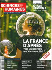 Sciences Humaines n°344 - La France d´après - Février