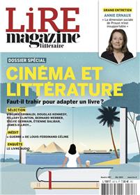 Lire Magazine Littéraire n°507 : Cinéma & Littérature - Mai 2022