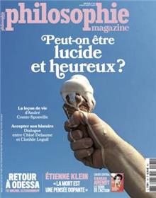 Philosophie Magazine N°161 - Peut-on être lucide et heureux ? - Juillet/Août 2022