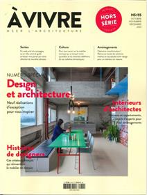 Architectures à vivre HS n°55 : Design et architecture - oct-nov-dec 2022