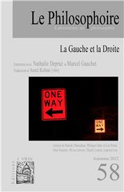 Le Philosophoire N°58 : La Gauche et la Droite - Hiver 2023