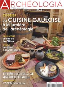 Archéologia N°616 : La cuisine gauloise à la lumière de l´archéologie - janv 2023