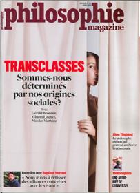 Philosophie Magazine N°168 : Transclasses - avril 2023