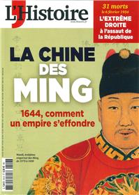L´Histoire n°516 : La Chine des Ming - Février 2024