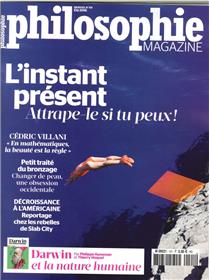 Philosophie Magazine N°101 L Instant Present  Juillet 2016