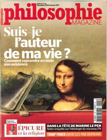 Philosophie Magazine N°105 Je Suis L Auteur De Ma Vie  Dec 2016/Janv 2017