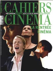Cahiers Du Cinema N°725 La Rentree Cinema  Septembre 2016