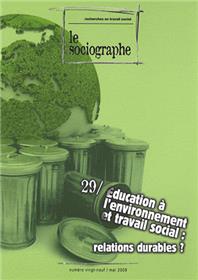 Sociographe 29 Education A L Environnement Et Le Travail Social
