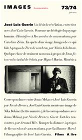 IMAGES DOCUMENTAIRES N° 73/74 - José Luis Guérin - JUIN 2012