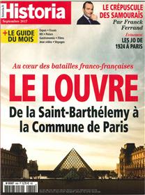 Historia Mensuel N° 849 Le Louvre Septembre 2017