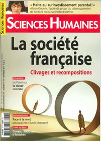 Sciences Humaines N°297 La Societe Francaise  Novembre 2017