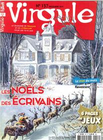 Virgule N° 157  Noël Des Ecrivains Decembre 2017