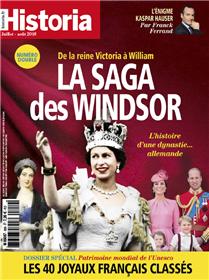 Historia mensuel N°859/860 La saga des Windsor   - juillet/août 2018