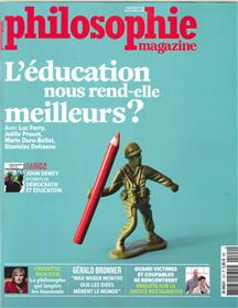 Philosophie Magazine N°122 - l´éducation nous rend meilleur ? septembre 2018