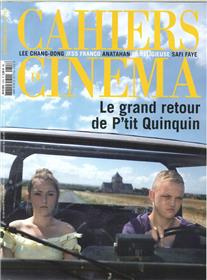 Cahiers du Cinéma N°747  Le grand retour du P´tit Quinquin - septembre 2018