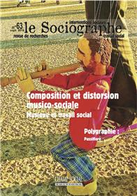 Le sociographe n°63. Composition et distorsion musico-sociale. Musique et travail social