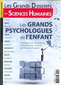 Sciences Humaines GD N°54 - Les grands psychologues de l'enfant - mars/avril/mai 2019