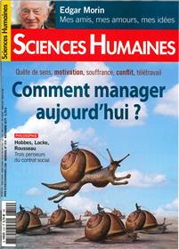 Sciences Humaines N°319 Comment manager aujourd´hui?  - octobre 2019